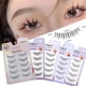 thumbnail image 2 of 3/5 pares de pestañas postizas pequeño diablo hada manga pestañas cruzadas extensión de pestañas cruzadas pestañas de visón natural maquillaje diario hola suerte  unisex, 2 of 2