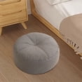 thumbnail image 6 of Esquirla Round Floor Pillow Floor Cushion Pad Soft Thick Small Comfortable Seat Cushion Meditation Floor Pillow for Adults Dark Gray, 6 of 8