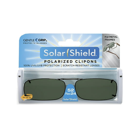 Solar Shield Dioptics Rectangle Fashion Sunglasses
