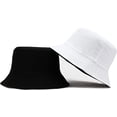 thumbnail image 3 of CoCopeaunts Men Bucket Hat Lightweight Packable Women Double Use Fisherman Hats Unisex Pure Color Outdoor Classic Basin Caps, 3 of 8