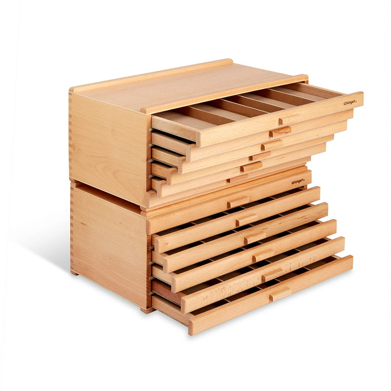 MEEDEN Multi-Drawer Wood Artist Supply Storage Box