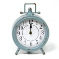 thumbnail image 1 of Stratton Home Decor S19355 Dorothy Vintage Metal Table Clock, Blue, 1 of 1