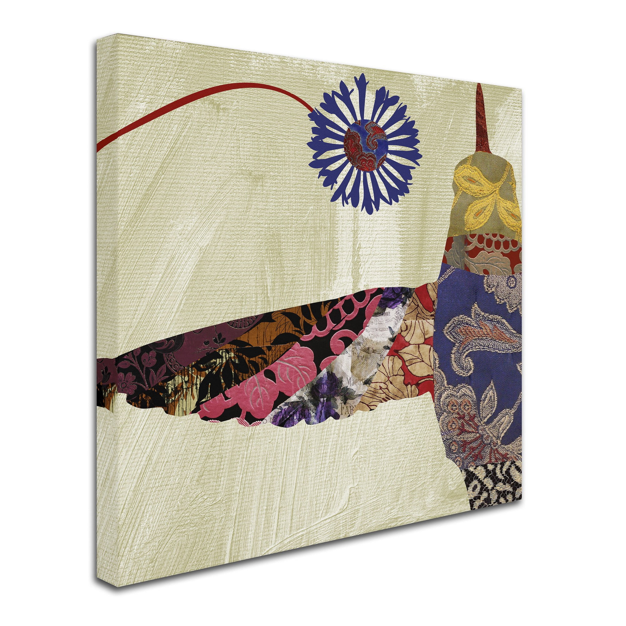 Trademark Fine Art "Hummingbird Brocade I" Canvas Art by Color Bakery