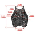 thumbnail image 2 of Kojem Complete Seat Assembly for 2003-2022 Honda TRX650 TRX680 ATV Seat Replacement 77100-HN8-760ZA Black, 2 of 11