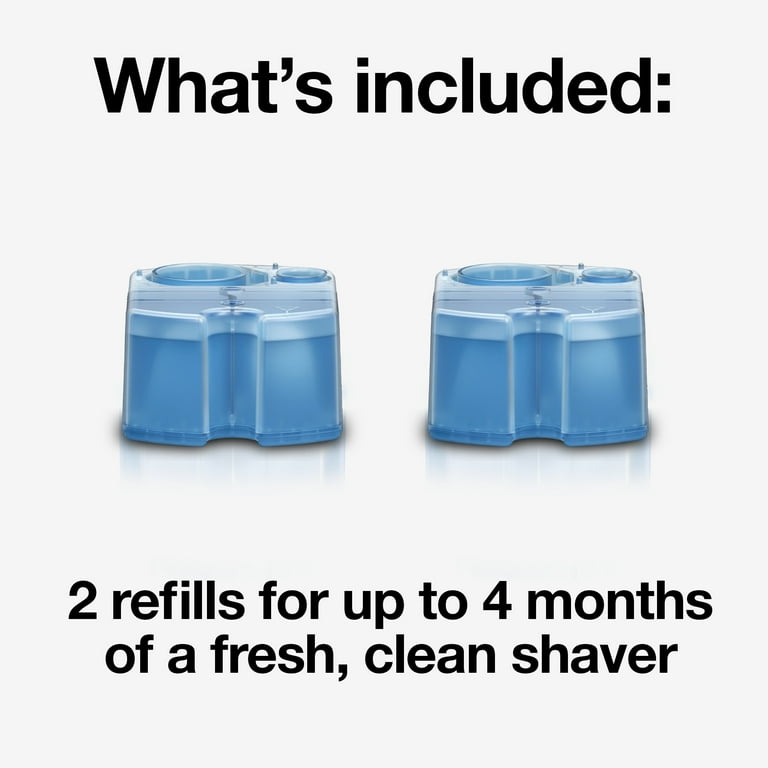 Braun Clean & Renew Refill Cartridges CCR, Lemon Fresh