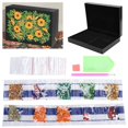thumbnail image 1 of hong Joyero con Pintura de Diamantes, Caja de Almacenamiento de Pendientes con Pintura de Diamantes, artesanía de Bricolaje con Apariencia Exquisita Individual única, para Caja de joyería con Khall 1.21121E+12, 1 of 6