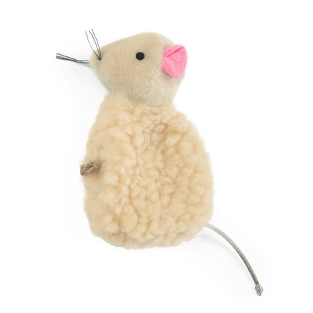 SmartyKat Madcap Mania Mouse, Soft Plush Catnip Cat Toy with String Tail, with Pure & Potent Catnip, Refillable & Durable