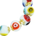 thumbnail image 3 of GlassOfVenice Murano Glass Mosaic Bracelet - White, 3 of 4