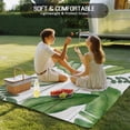 thumbnail image 4 of Green Leaves Outdoor Rug for Patio/Deck/Porch, Non-Slip Large Area Rug 5 x 7 Ft, Tropical Summer Botanical Watercolor Elegant Wooden Indoor Outdoor Rugs Washable Area Rugs, Camping Rug Carpet Runner, 4 of 8