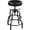 Black, variant on Yaheetech Industrial Swivel Bar Stool with Height Adjustment, Light Brown