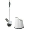 thumbnail image 5 of Superio Toilet Brush and Holder Set with Under Rim Lip Brush for Bathroom, White, 5 of 6