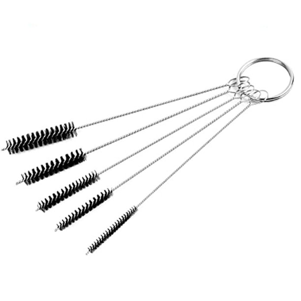 Carburetor Carbon Dirt Jet Cleaner Tool Kit， 5 Nylon Brushes for Motorcycle ATV Moped Welder