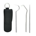 thumbnail image 1 of DPTALR Stainless Steel Toothpicks Kit, Premium Teeth Cleaning Tools, Reusable Tooth Picks Set, Pocket Keychain Portable Metal Toothpicks For Travel, 1 of 2