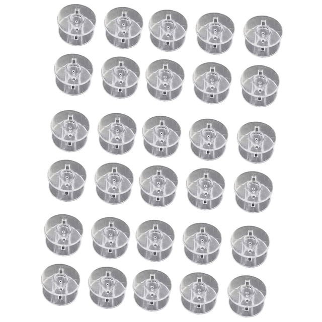 Bobinas para máquina de coser, 30 unidades de bobinas de costura, bobinas de costura, bobinas de plástico, durabilidad probada en el tiempo