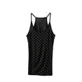 thumbnail image 3 of Ihhxva Women's Plus Women's Spaghetti Strap Tank Top Polka Dot Cami Moisture-Wicking Summer Racerback Loose Fit Breathable Cotton Casual Beach Vacation Activewear XL-5XL, 3 of 6