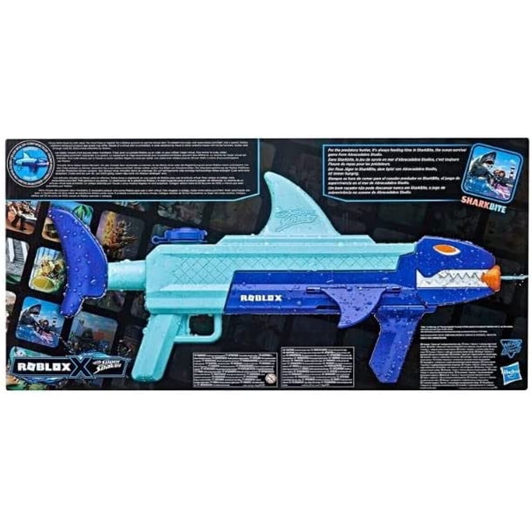 Nerf Roblox Sharkbite SHRK 500 Super Soaker Water Gun Toy Blaster