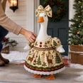 thumbnail image 5 of PYURTEP Christmas Porch Goose Outfits, 23 inch Reindeer Clothing Suit, Decorative Reusable Goose Outfits for Statue Yard Lawn Patio Christmas Decor, 5 of 7
