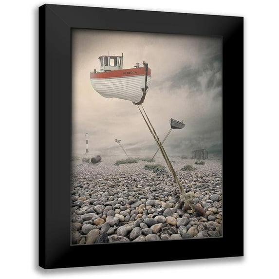 Bowen, Baden 13x18 Black Modern Framed Museum Art Print Titled - Low Tide