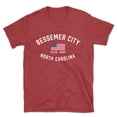 thumbnail image 1 of Bessemer City North Carolina Patriot Men's Cotton T-Shirt, 1 of 1