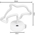 thumbnail image 6 of Dolphin Signs Night Lights LED Lamp Neon Battery USB Operated Table LED Lights Dolphin Gifts Decor Table Decoration Girls Bedroom Living Room (Blue Dolphin), 6 of 8