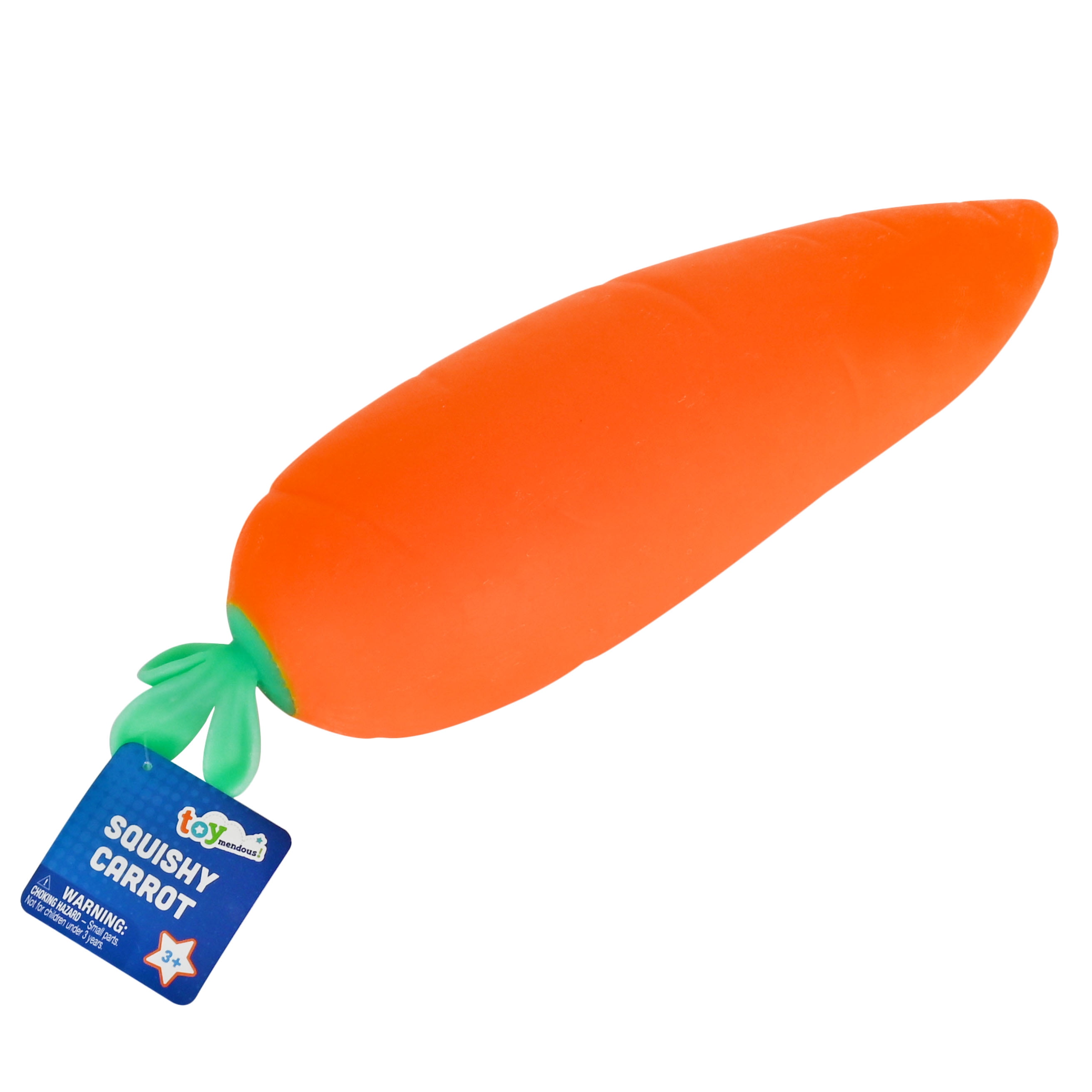 Toymendous Squishy Carrot – Jumbo 12.5 inch Squishy Vegetable | Giant Stress Relief Toy | Fidget Sensory Food Fun for Kids, Teens & Adults