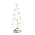 thumbnail image 1 of Lámpara de mesa de hierro con forma de árbol de Navidad, luz de noche para niños, regalos para interiores Plata M, 1 of 7