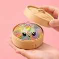 thumbnail image 6 of Surprise Dumpling Squishy Stress Ball with Steamer, Soft Squeeze Decompression Dough, Mystery Gift Box, Glitter Dumpling Squishy, Bun Squishy, 6 of 9