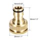 thumbnail image 2 of Conector rápido de latón 2 en 1 Uxcell G 1/2 a G 3/4 adaptador de conexión de tubería hembra 2 piezas, 2 of 3