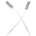 thumbnail image 2 of Miangastore Durable PP Material Rolling Washing Machine Brush for Home Use White Lightweight and Portable 2pcs, 2 of 8