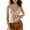 Apricot, variant on Women's Mesh Sheer Tops Long Sleeve Floral Lace Top Mock Neck See Through Layering Blouse
