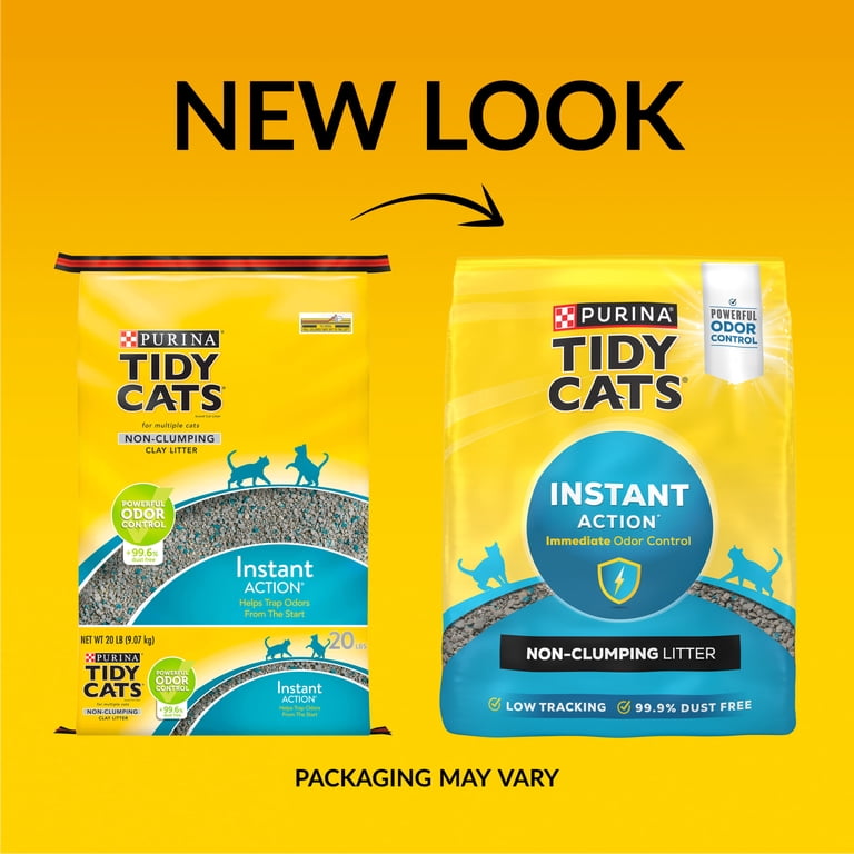 Purina Tidy Cats Instant Action Non-Clumping Litter, 40 lb photo 2