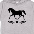 thumbnail image 3 of Inktastic Horse for Girls Toddler Hoodie, 3 of 4