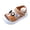 a28-Brown, variant on KPOPLK Girls Sandals Cute Open Toe Adjustable Sandals Dress Sandalswith Soft Non Slip Sole, Summer Shoes for Toddler, Little Kids Size 8,Light Gray
