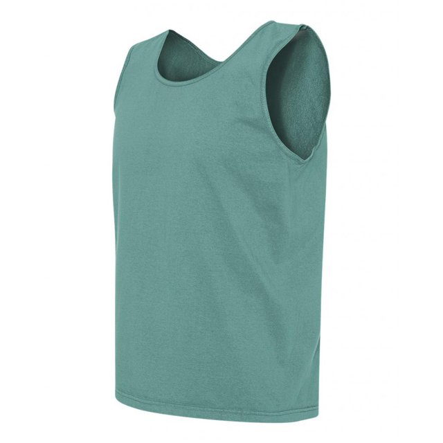 Colores de confort - Top sin mangas teñidas de pigmento - Seafoam - Medio Comfort Colors Camiseta sin mangas