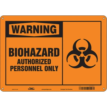

Condor Safety Sign 10 inx14 in Polyethylene 447X47 447X47 ZO-G5380897