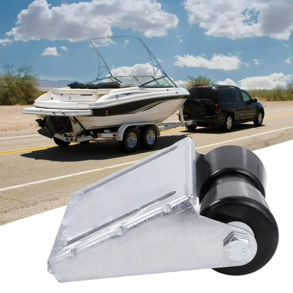 Xianers Boat Trailer Rollers with Brackets Keel Roller Assembly Kit with Roller Shaft and Bracket for Boat Trailer
