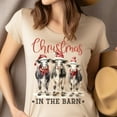 thumbnail image 4 of Cow Barn Graphic T-Shirt | Funny Farm Animal Tee for Men Women Kids, Gold, Size 2XL, 4 of 6