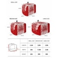 thumbnail image 2 of Eucalyptus Red Toaster Cover 2 Slice, Small Kitchen Appliance Covers, Stripe Flower Cactus Retro Plant Toaster Oven Cover with Loop, Bread Machine Cover Polyester Dust Cover Protection, 2 of 4