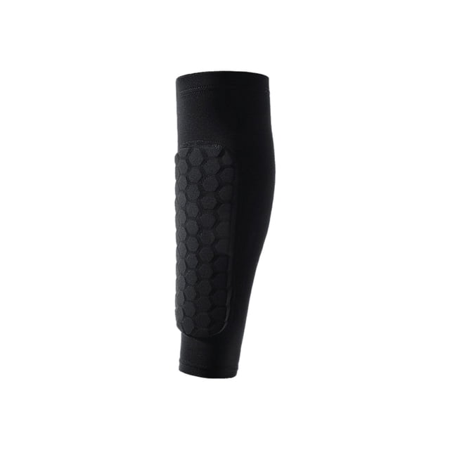 Calcetines de fútbol con espinilleras, mangas de pierna de fútbol, calcetines protectores, cómodos para la rodilla M