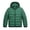 Green, variant on KyCheLot Winter Jacket for Kids Solid Color Zip up Long Sleeve Clothes with Hood Comfy Warm Hooded Jackets
