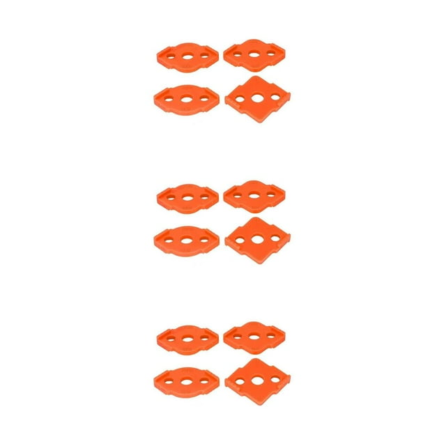Baohd 2set Facile à Modèles de Routage d'Angle de Travail du Bois Haute Dureté Ergonomique orange 3Set
