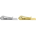 thumbnail image 4 of Set of 2 Chrome-Plated Stainless Steel Money Clip in Silver & Gold (Parallel Plate), 4 of 4
