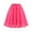 Hot Pink, variant on XIAONU Womens Elastic Waist Tulle Skirt A Line Flowy Mid Length Layered Casual Elegant Midi Skirt