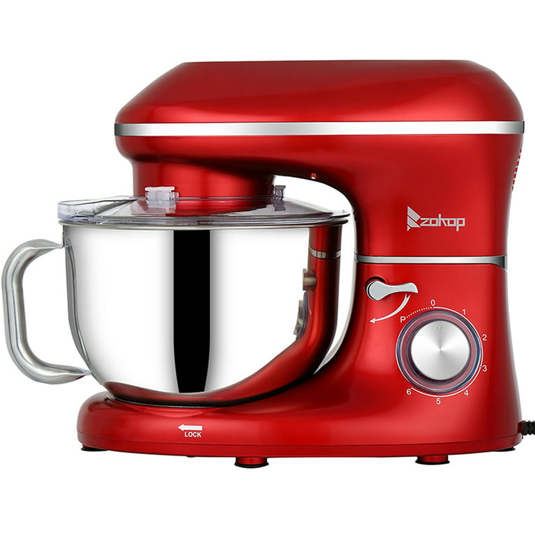 Whall Kinfai Electric Kitchen Stand Mixer Machine with 4.5 Quart Bowl, Red,  1 - Fry's Food Stores