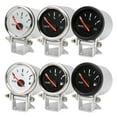 thumbnail image 2 of 52MM Fuel Level Gauge 0-190 Ohm Oil Tank Level Indicator Meter With Silver Gauge Holder Red Backlight Water Level Meter 9-32V ,Easy to Install, 2 of 7