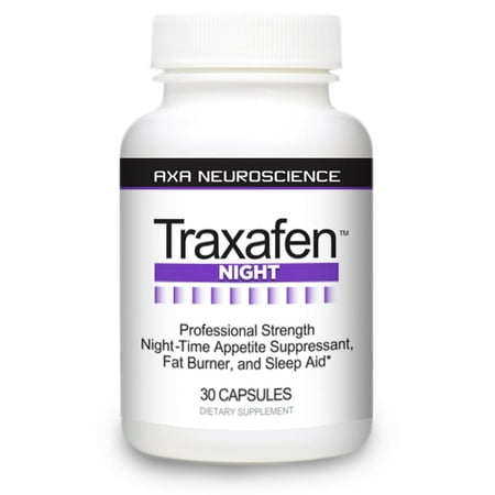 Traxafen Night - PM Diet Aid Burns Fat While You Sleep! Reduces