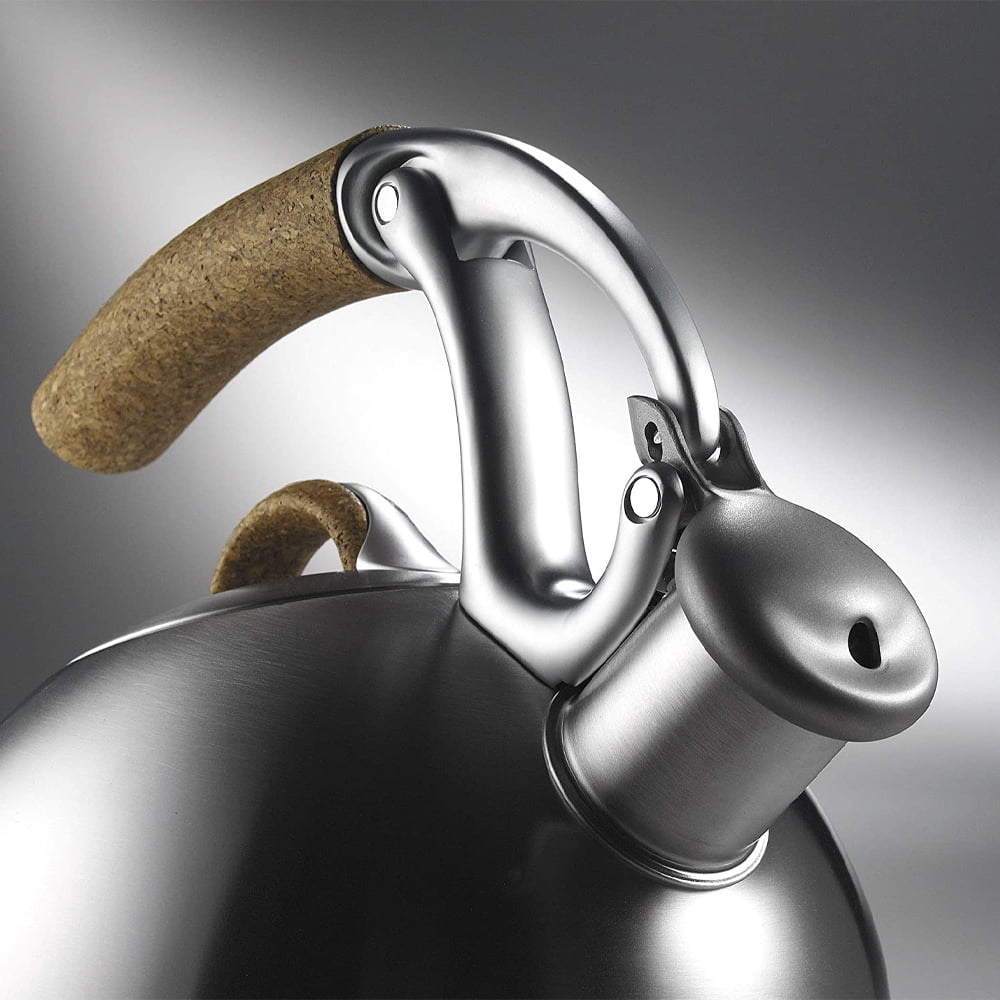 OXO Brew Classic Brushed Stainless Steel Tea Kettle Pot, Silver