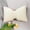 White, variant on Qonioi Bow Lumbar Pillow, Decorative Corduroy Sofa Cushion with Bow Design, Cotton Linen Throw Pillow for Back Support on Sofa Office Chair 19.6x11.8 Inches