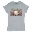 thumbnail image 5 of Baseball Mom T-Shirt Funny Mom of Boys Best Sports Team Game Practice Children Mother's Day Gift Idea Women's Tee, 5 of 7