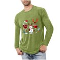 thumbnail image 1 of Blusas y camisas de manga larga con cuello redondo para hombre, ropa deportiva para el hogar, pijamas, camisetas de color liso, blusa deportiva para hombre, poliéster, 1 of 3